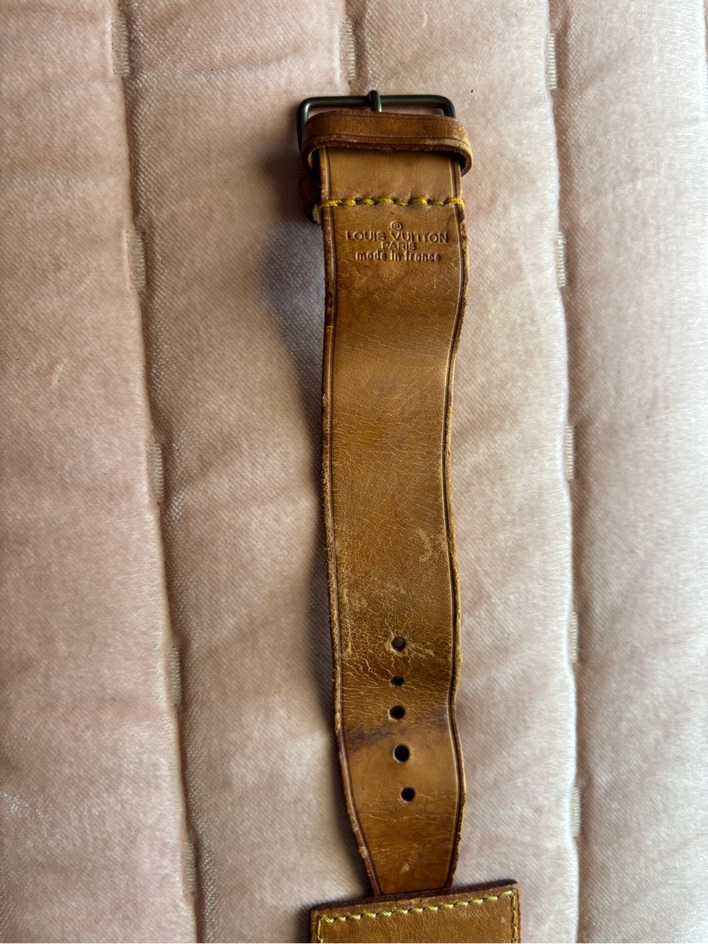 Louis Vuitton Leather Travel Luggage Tag - Picture 6 of 7